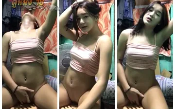 หลุดสาวทางบ้าน เบ็ดหีโชว์เสียวสุดๆ เกี่ยวหีช่วยตัวเองจนน้ำหีเยิ้ม เหงื่อไหลเต็มตัว