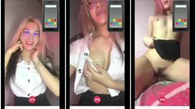 คลิปหลุดนักเรียนเน็ตไอดอลสาวดาว tiktok โชว์เย็ดกับควยปลอม